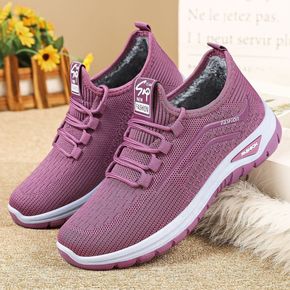 DIANA | RUTSCHFESTE WINTER-TRAINERSCHUHE