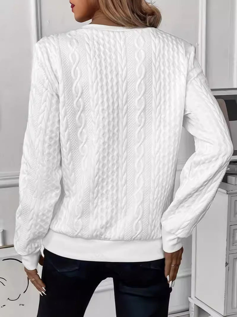 ALICE | ELEGANTES SWEATSHIRT MIT VIERTEL-REISSVERSCHLUSS