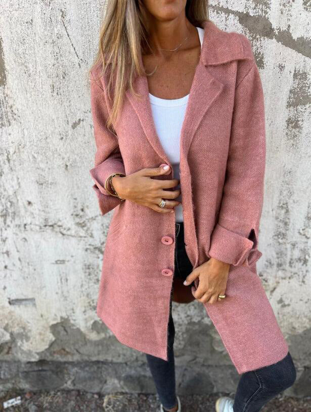 ROSAMUNDA | ELEGANTES STRICKMANTEL-COAT