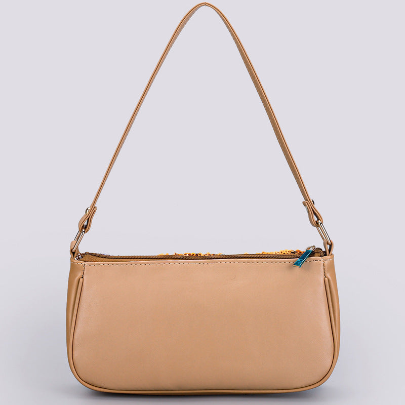 HARVESTBLOOM | SCHULTERTASCHE MIT BLUMEN-PAILLETTEN