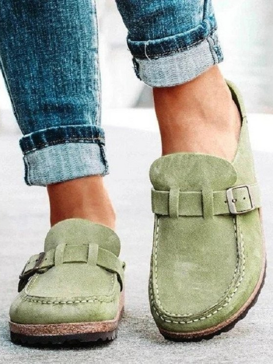 CHARLOTTE | BEQUEME CLOGS MIT SCHNALLE