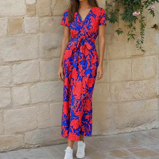 FLORENZ | LEICHTES UND ELEGANTES FARBENFROHES KLEID