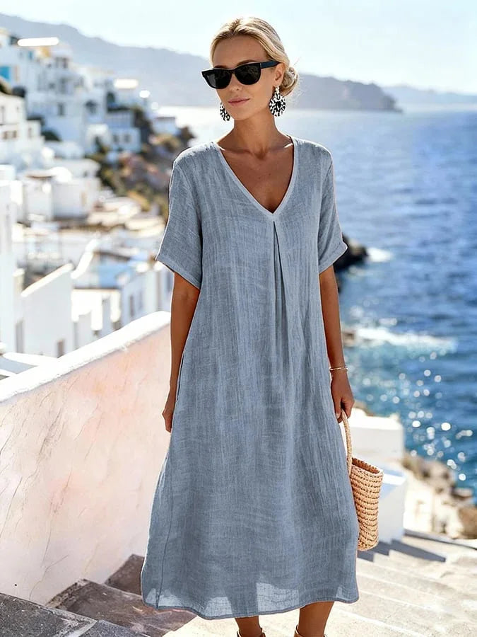 WRENLEY | LOCKER FLIESSENDES MAXIKLEID