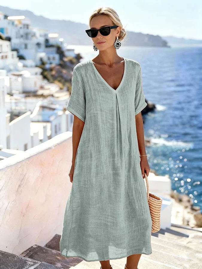 WRENLEY | LOCKER FLIESSENDES MAXIKLEID