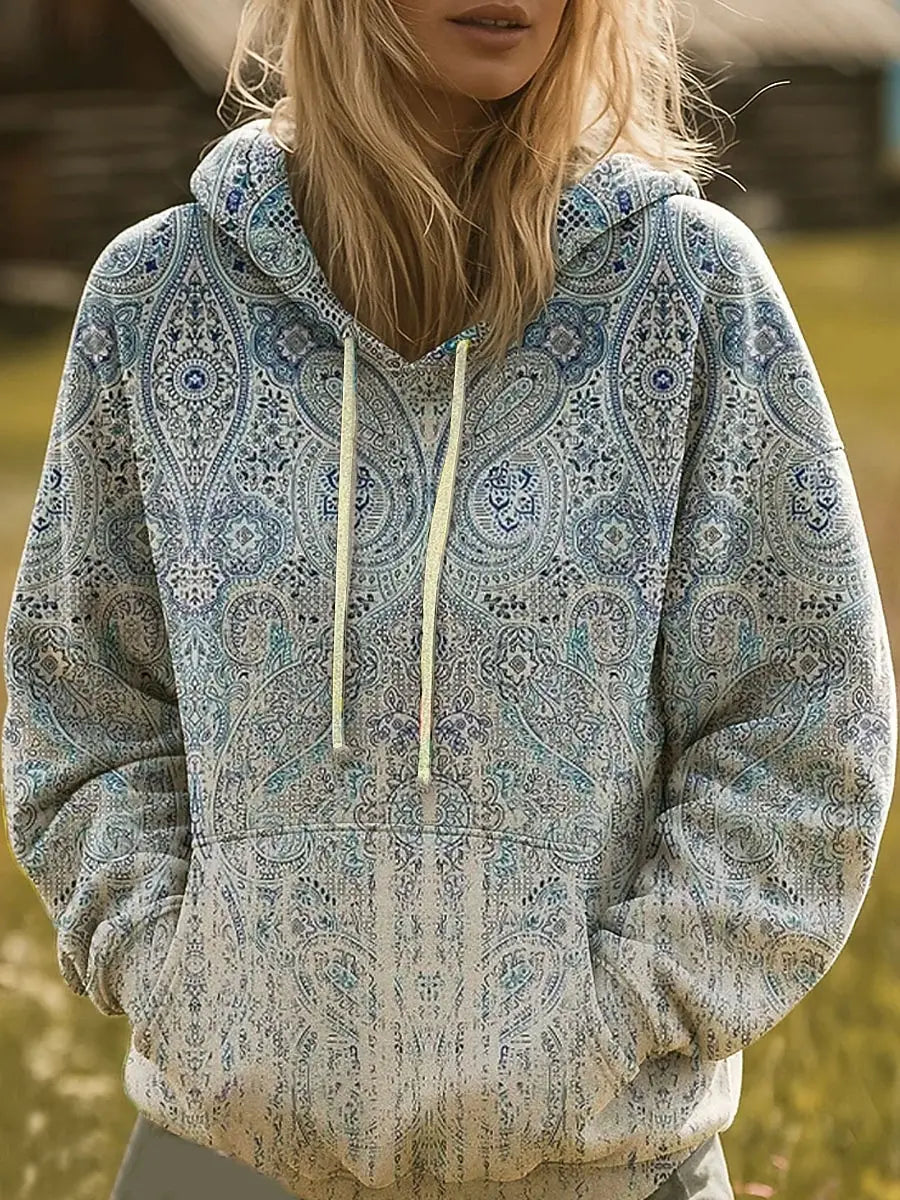KAELITH | HOODIE MIT RAINBOW SUNBURST-GRAFIK
