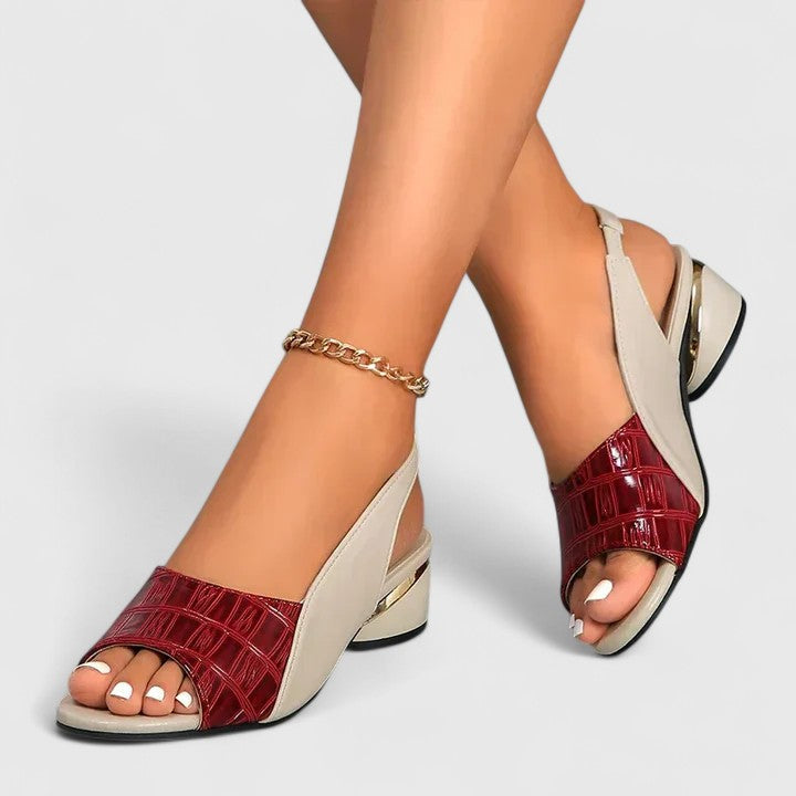 MARIAH | ELEGANTE LEDERSANDALEN