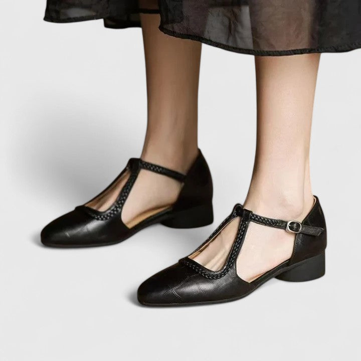 DELPHINE | ELEGANTE FLACHE SANDALEN