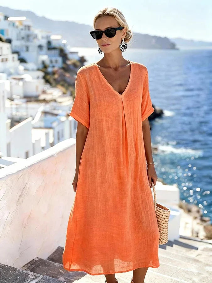 WRENLEY | LOCKER FLIESSENDES MAXIKLEID