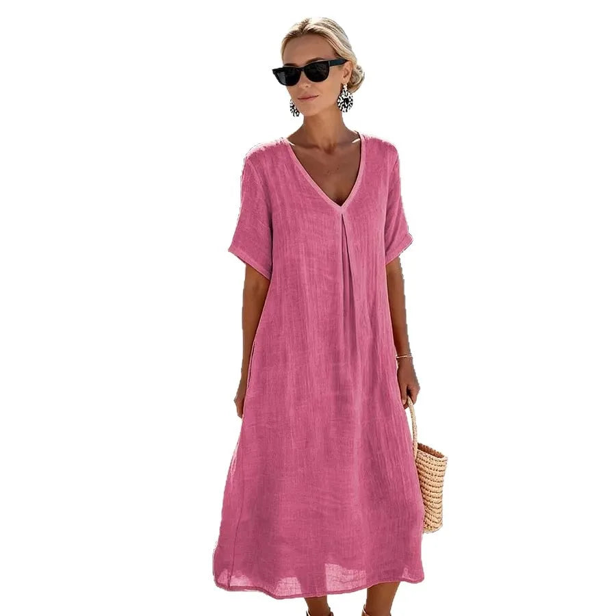WRENLEY | LOCKER FLIESSENDES MAXIKLEID