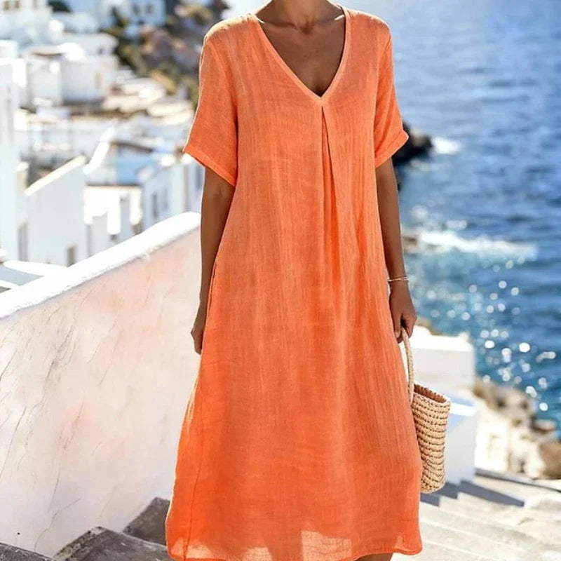 WRENLEY | LOCKER FLIESSENDES MAXIKLEID