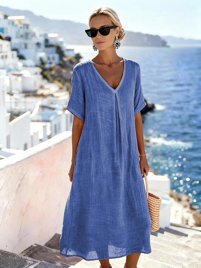WRENLEY | LOCKER FLIESSENDES MAXIKLEID