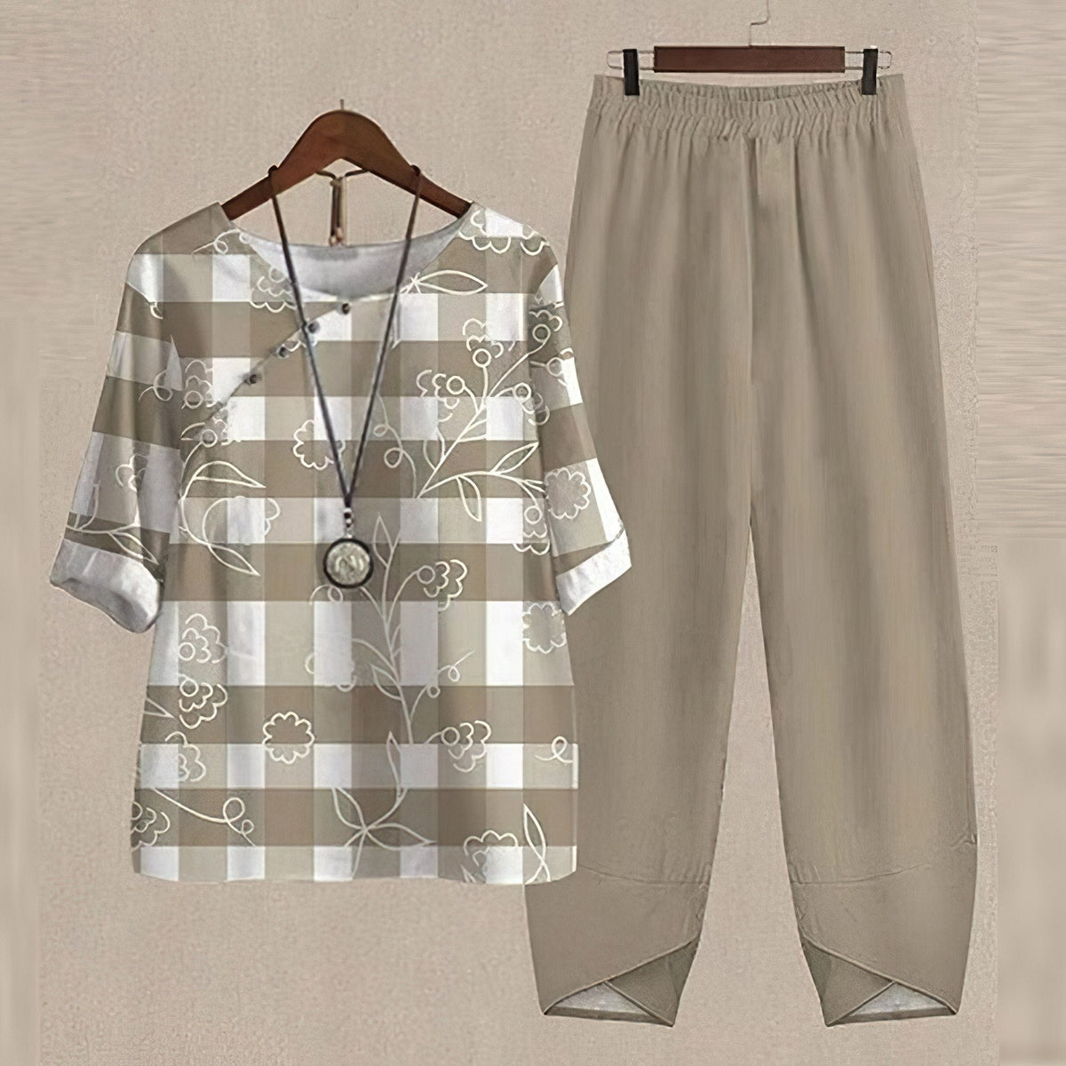 GWENDOLYN | KOMFORTABLES SCHICKES HEMD- & HOSEN-SET