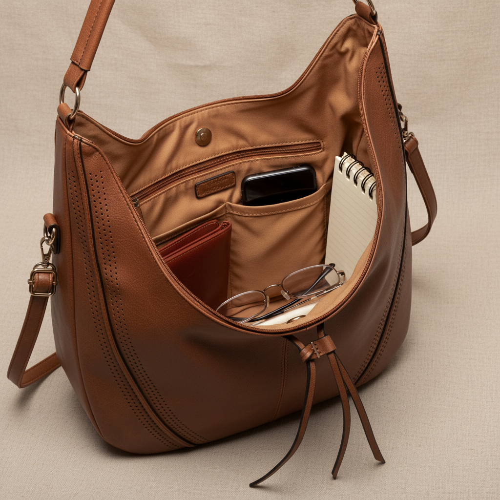 MINERVA | KLASSISCHE SCHULTERTASCHE