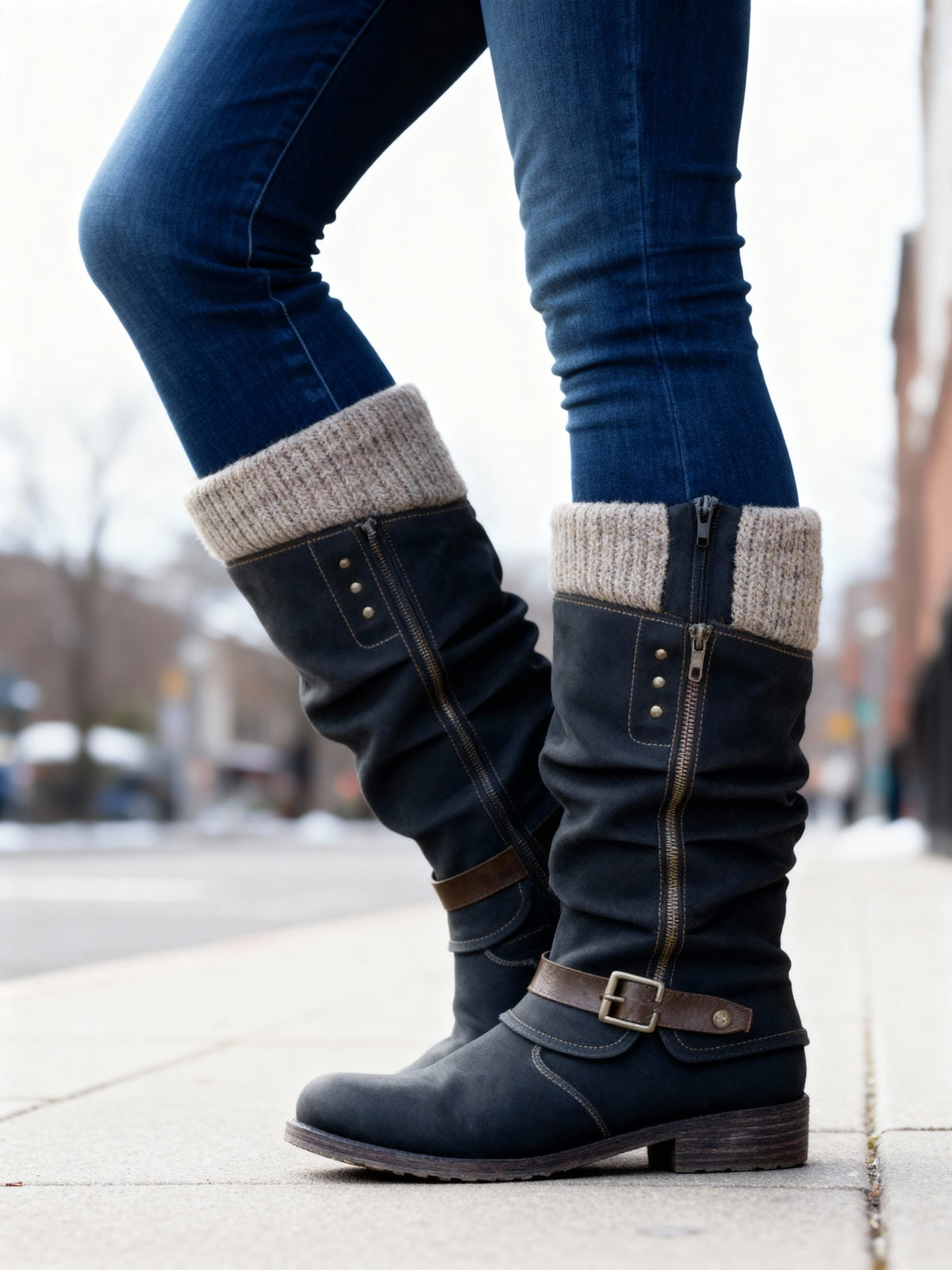 BARBARA | KLASSISCHE STIEFELETTEN MIT SEITLICHEM REISSVERSCHLUSS