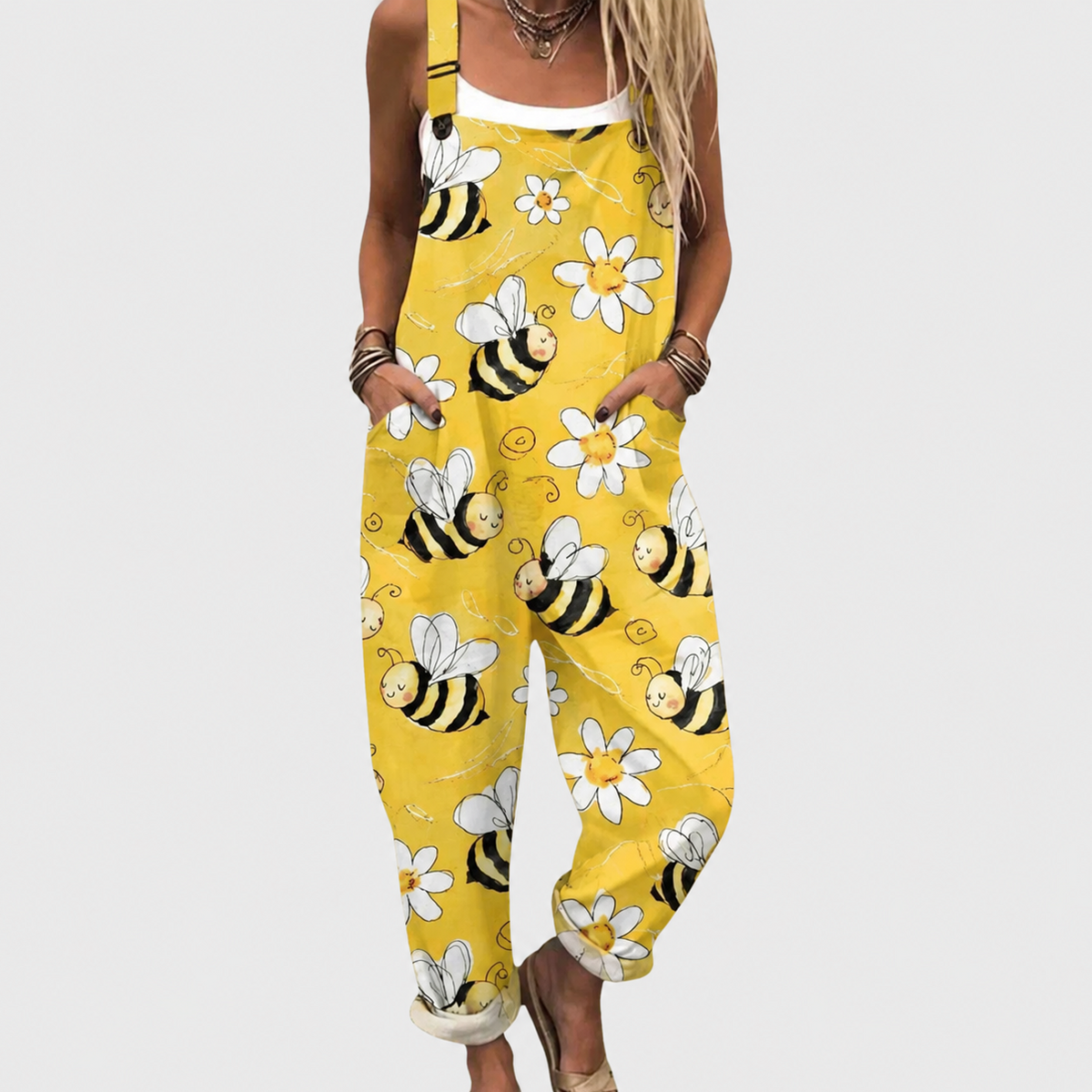 BEQUEMER JUMPSUIT MIT DRUCK