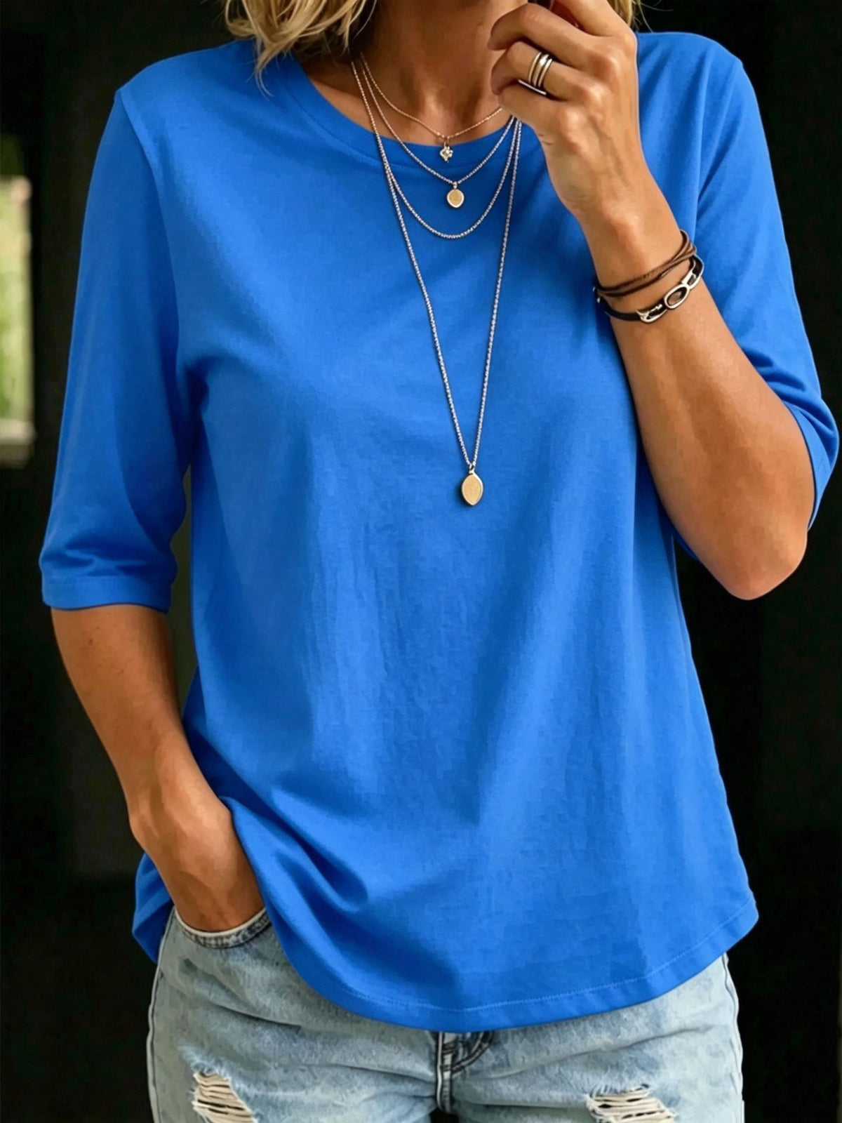 RINGELBLUME | KOMFORT-SHIRT MIT ABDECKUNG