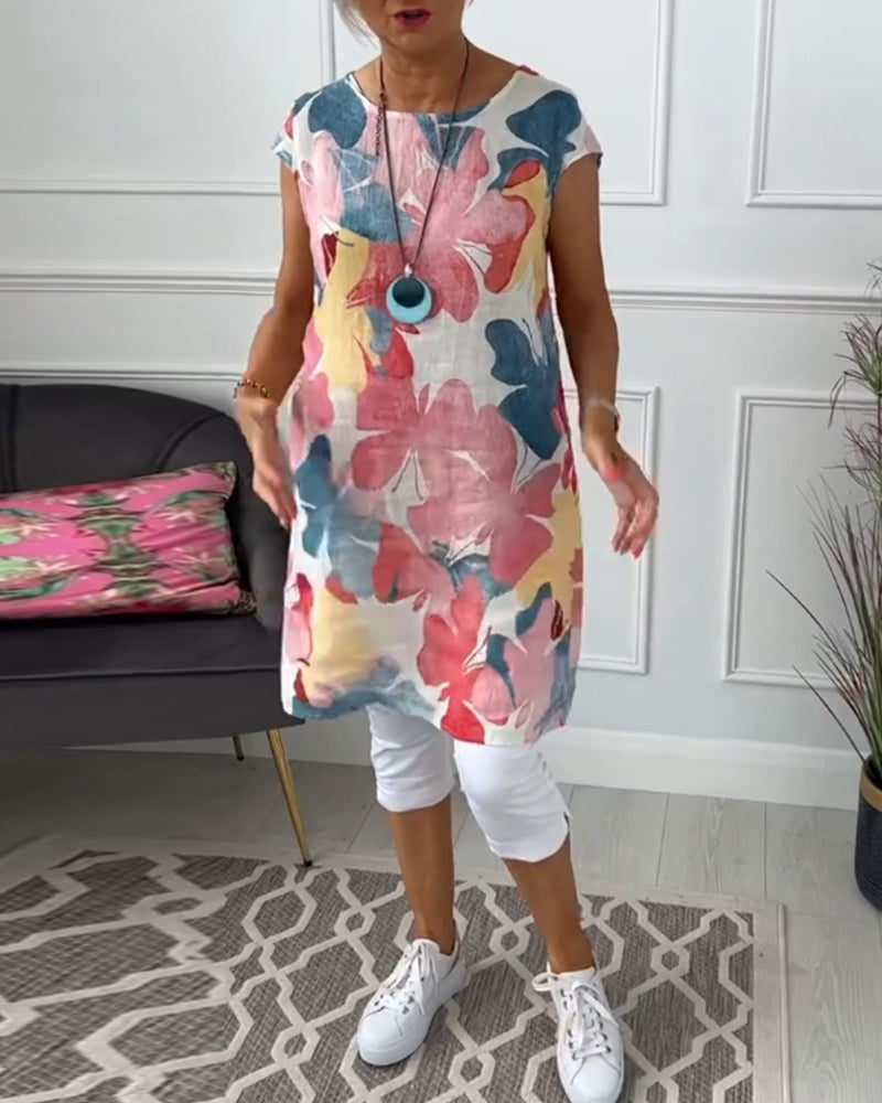 ANDREA | LÄSSIGES BLUMENKLEID