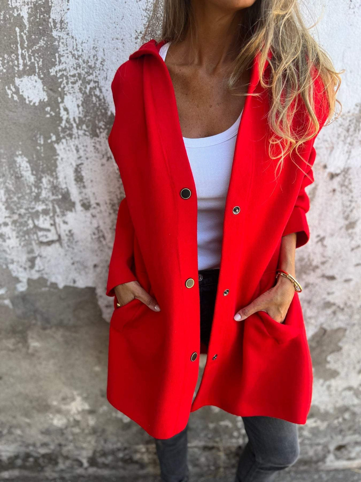 LAURA | GEMÜTLICHE KNOPFJACKE