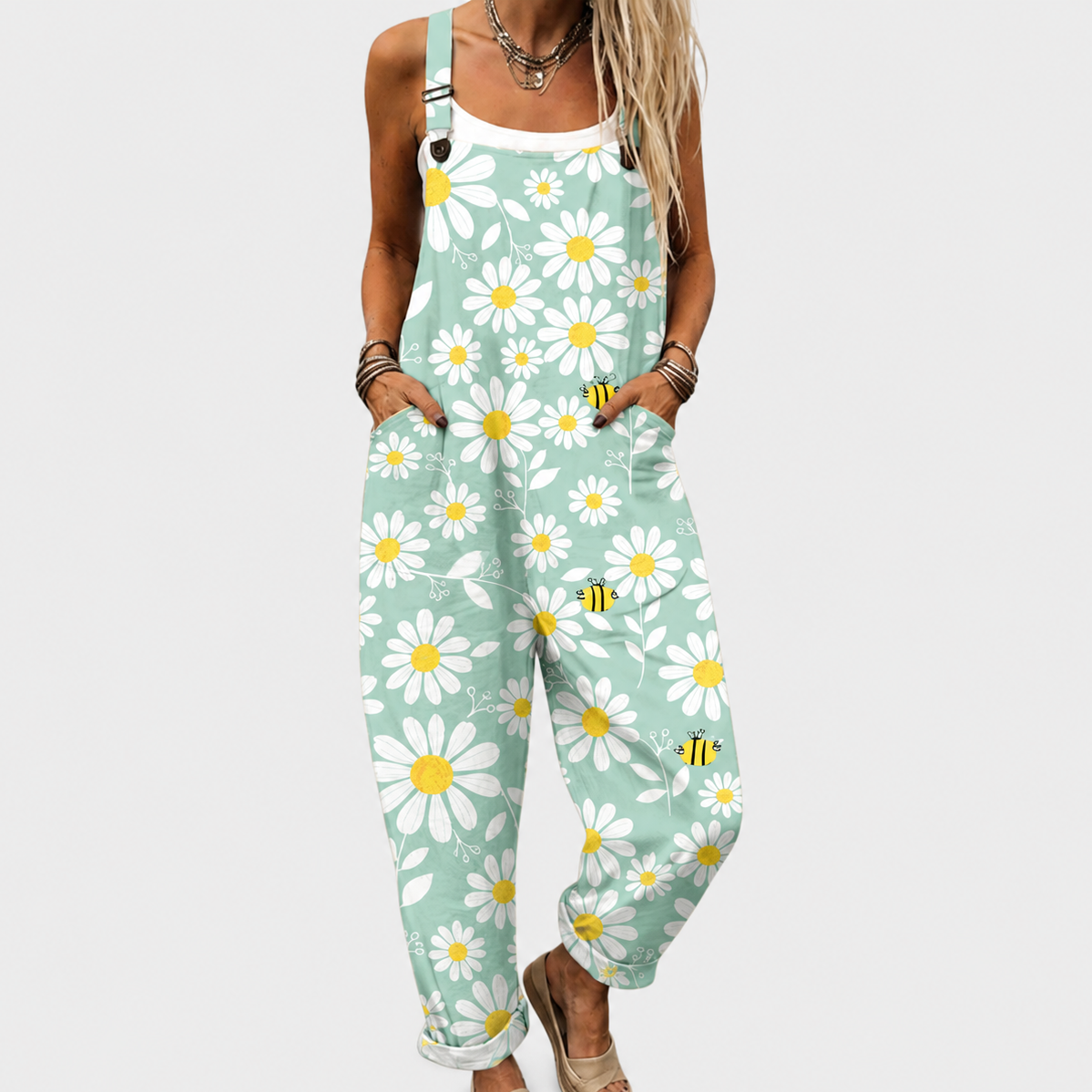 BEQUEMER JUMPSUIT MIT DRUCK