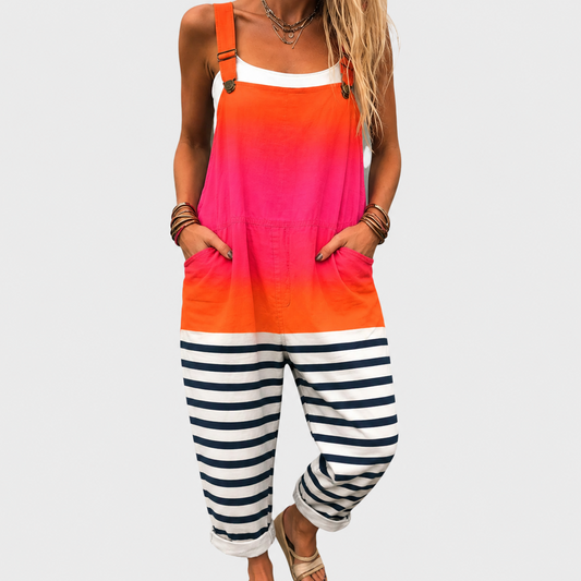 BEQUEMER OVERALL MIT DRUCK