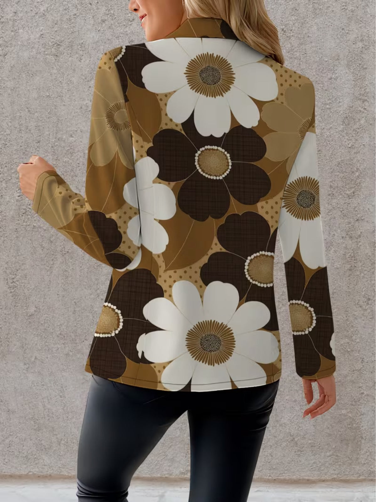 CLOTHILDE | BLAZER MIT GÄNSEBLÜMCHEN-PRINT