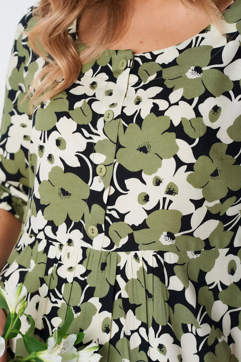 CELIA | LOCKER GESCHNITTENES SOMMERKLEID IN ÜBERGRÖSSE