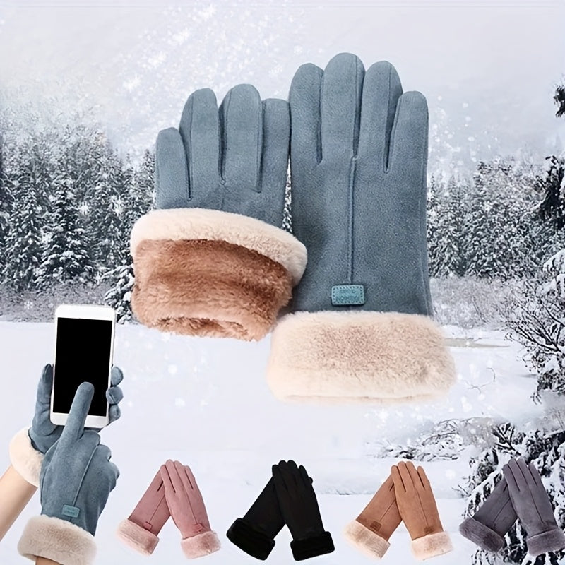 PRISCILLA | WINTERHANDSCHUHE MIT FELLFUTTER