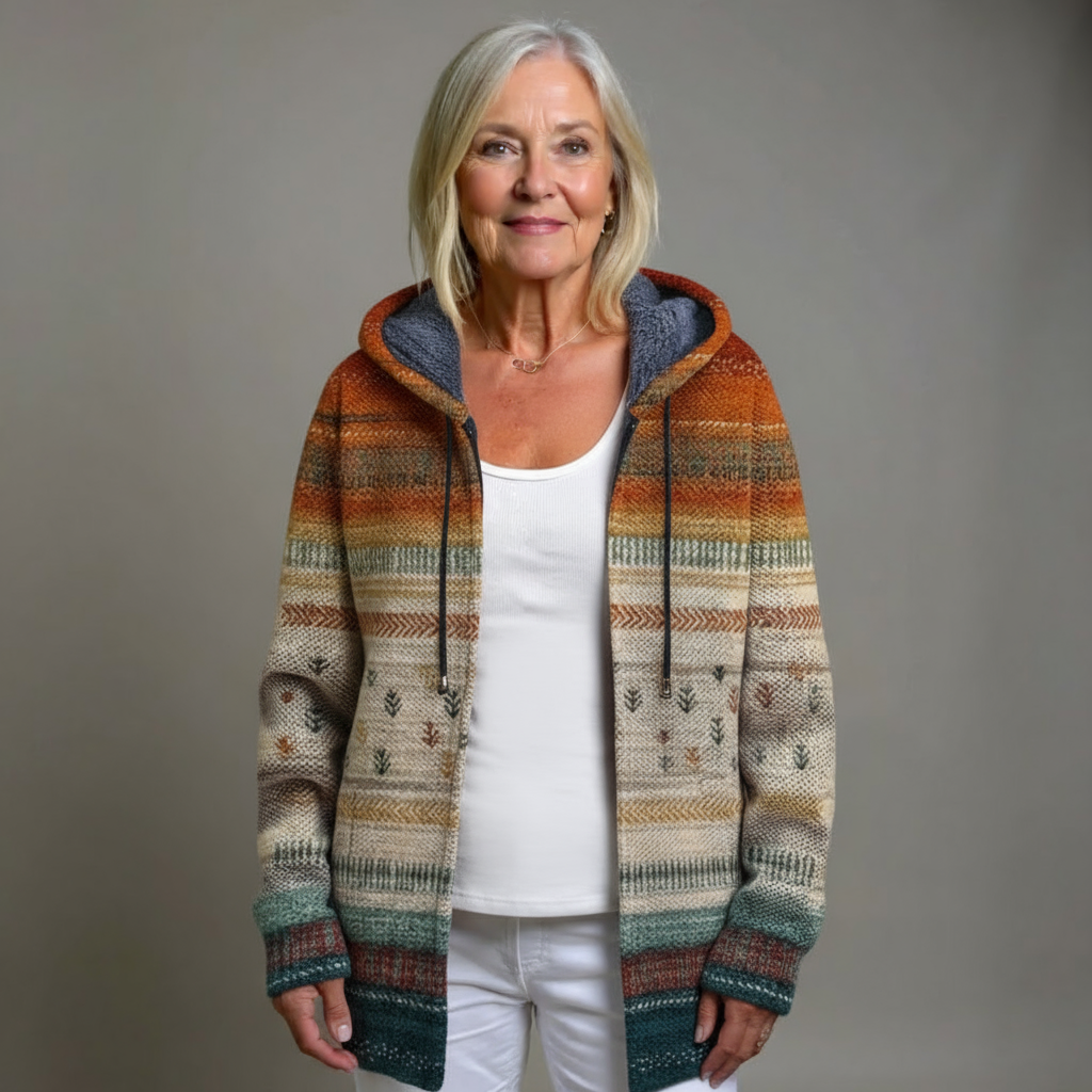 ZALIE | LUXURIÖSE STRICKJACKE MIT KÜNSTLERISCHER INSPIRATION