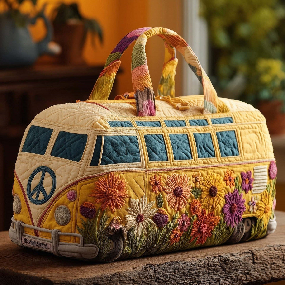 BLOOMVANA | GESTEPPTE REISE-REISETASCHE