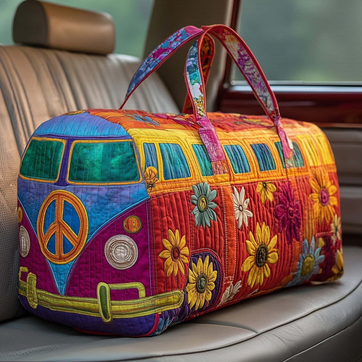 RAINBOWVANA | GESTEPPTE REISETASCHE