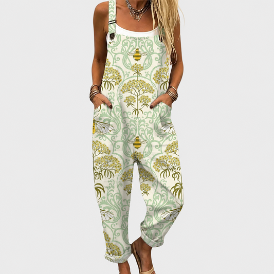 BEQUEMER OVERALL MIT DRUCK