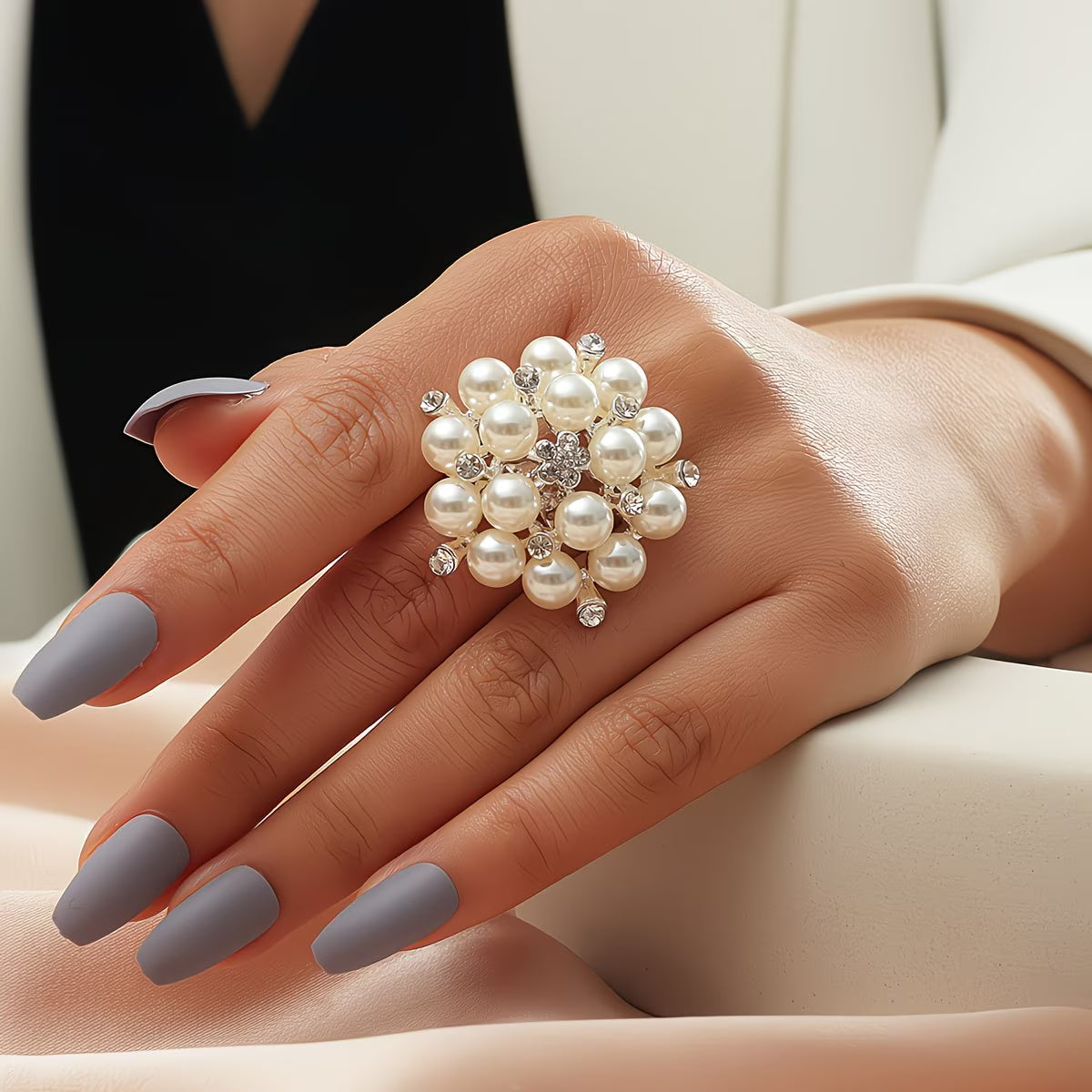 BLOSSOM | PEARL BLOOM VERSTELLBARER RING