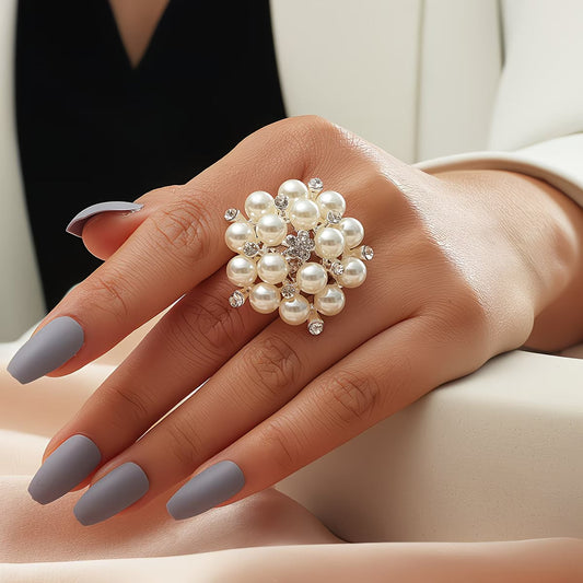 BLOSSOM | PEARL BLOOM VERSTELLBARER RING