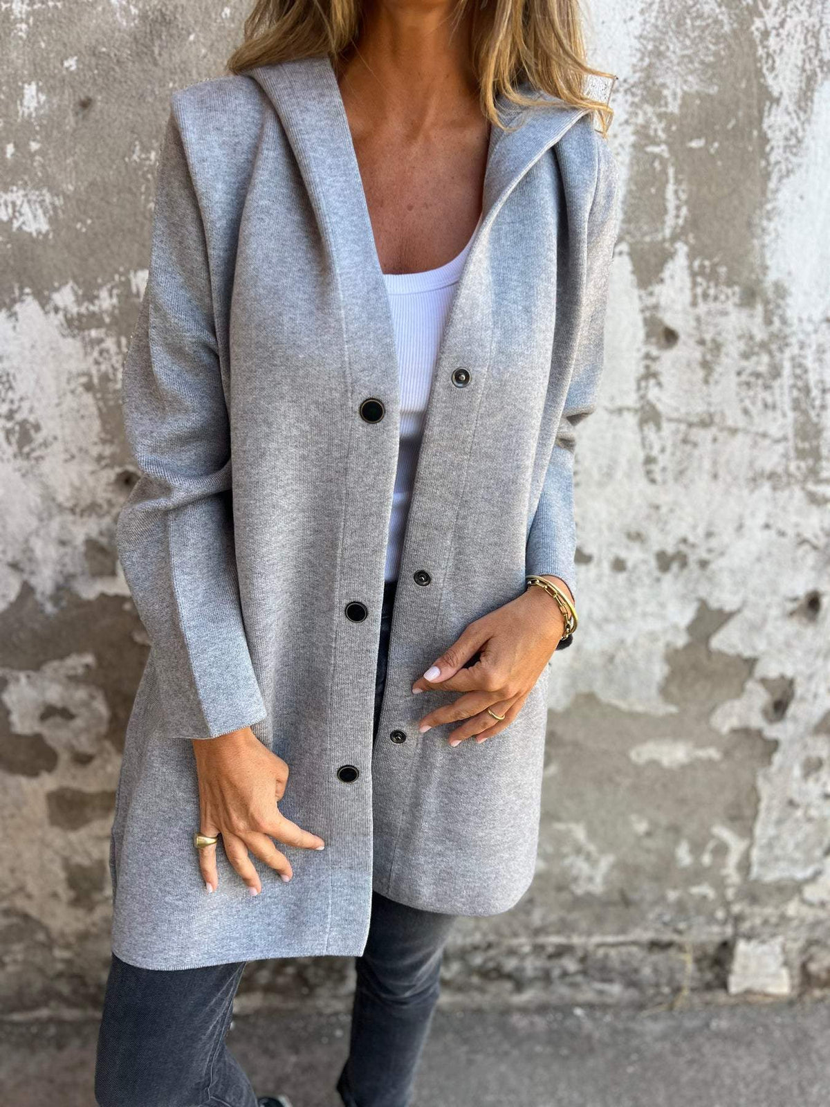 LAURA | GEMÜTLICHE KNOPFJACKE