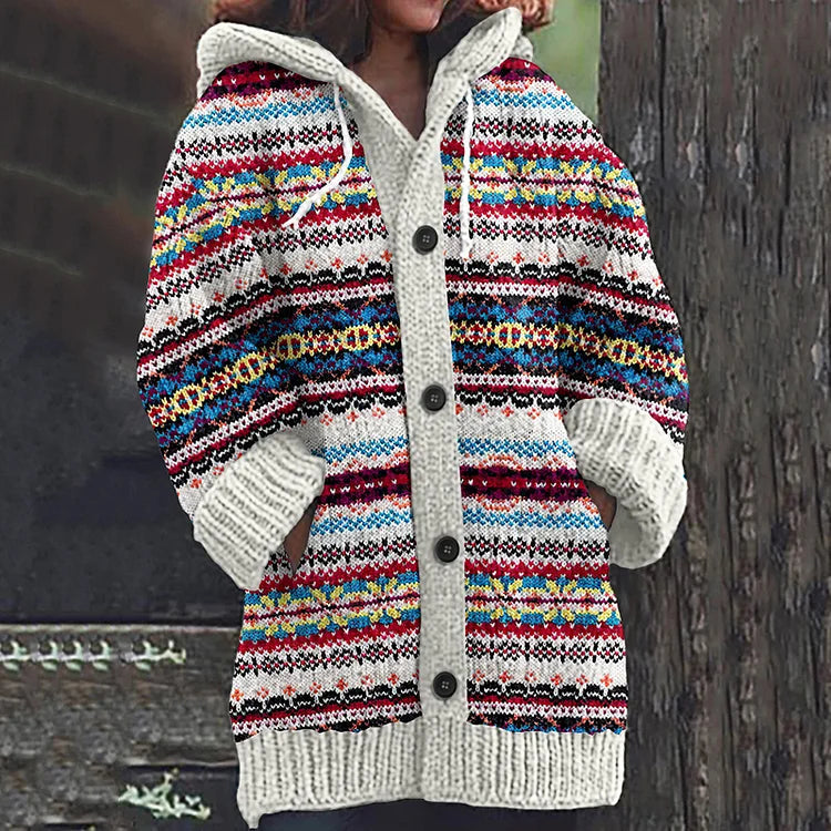 NEVE | KLASSISCHE WEICHE STRICKSTRICKJACKE