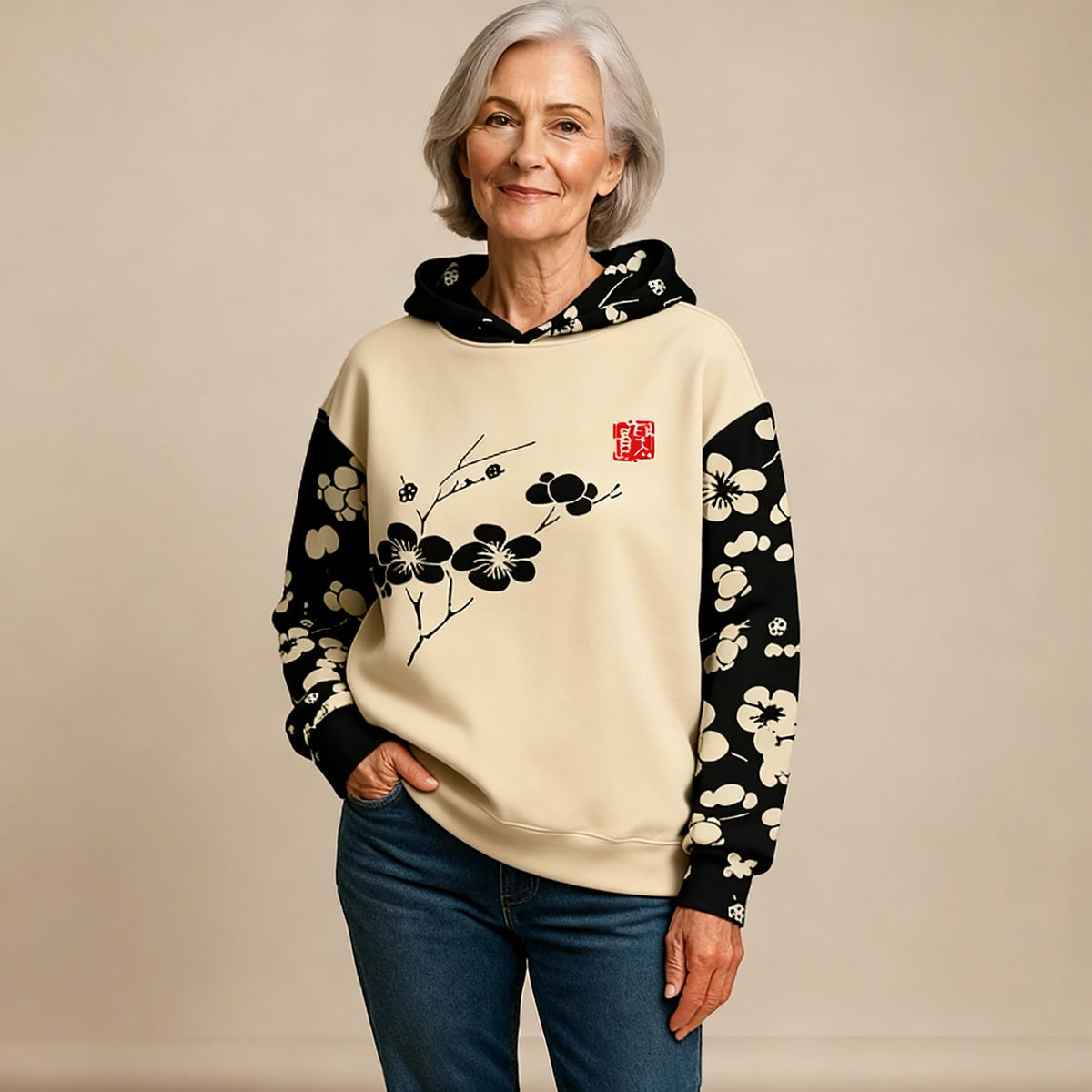 MABEL | SCHLICHTER KOMFORT-HOODIE