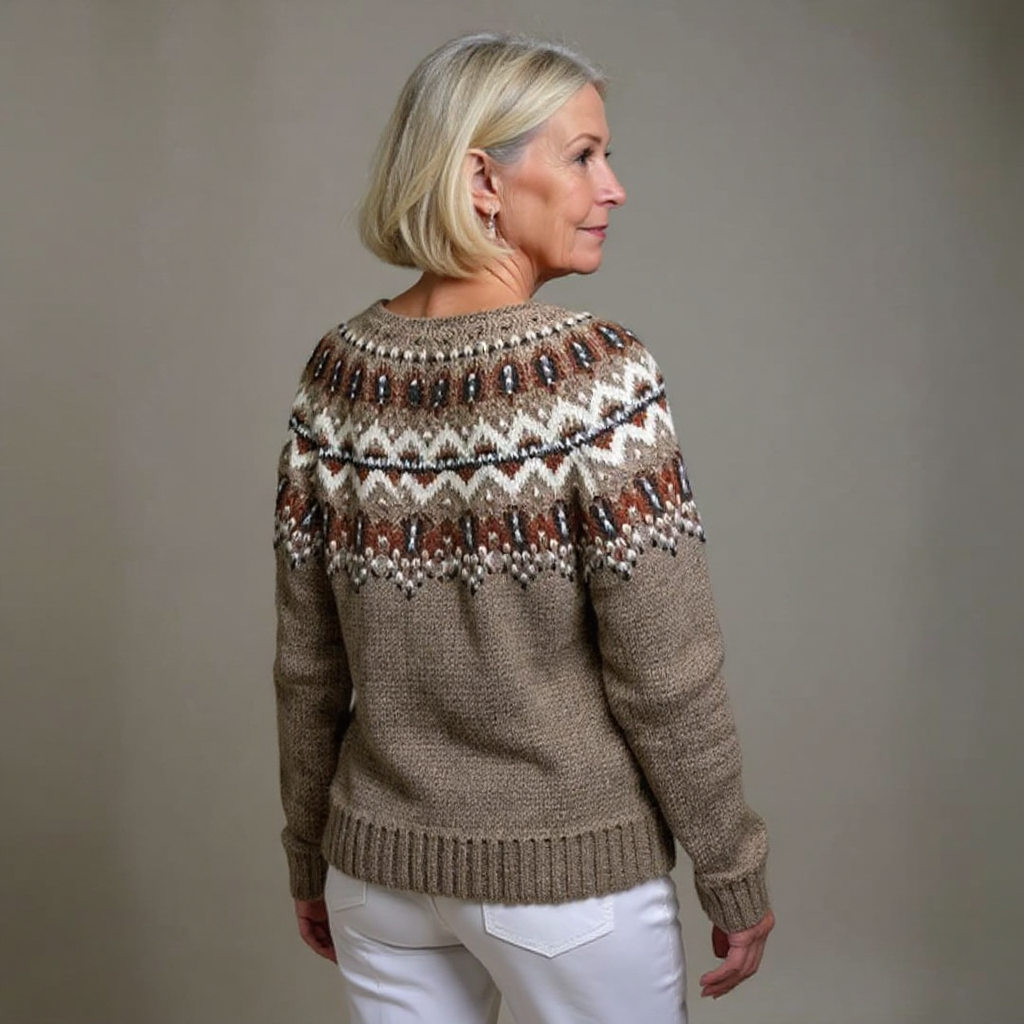 HARLOW | KLASSISCHE ICELANDIC VINTAGE-STRICKJACKE