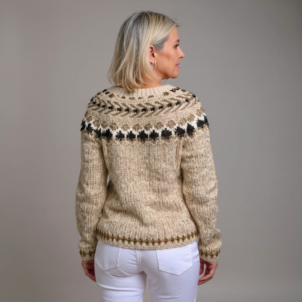 PHOEBE | KLASSISCHE ISLANDSTRICKJACKE
