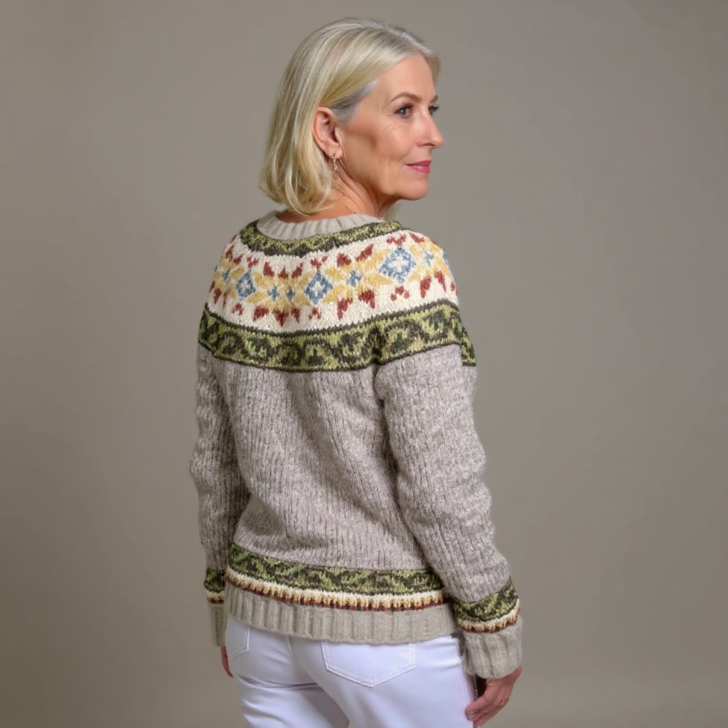 EDITH | VINTAGE-INSPIRIERTE ISLÄNDISCHE STRICKJACKE