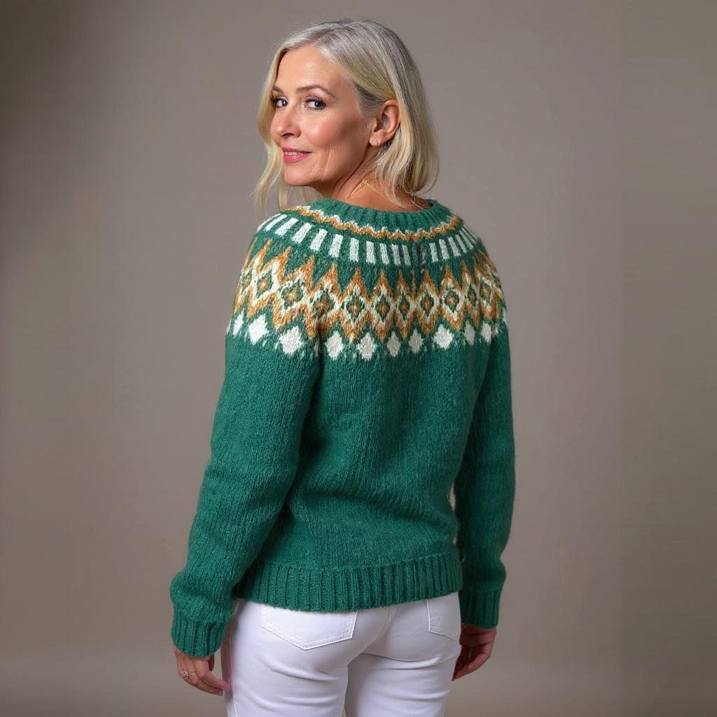 LYDIA | KLASSISCHE ISLÄNDISCHE STRICKJACKE