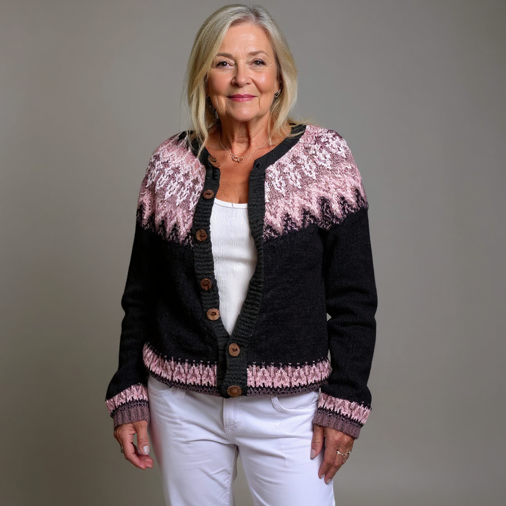 CRESSIDA | KLASSISCHE ISLÄNDISCHE VINTAGE-STRICKJACKE