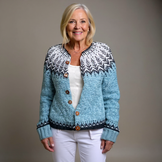 FREYA | RETRO-STRICKJACKE IM ISLAND-STIL