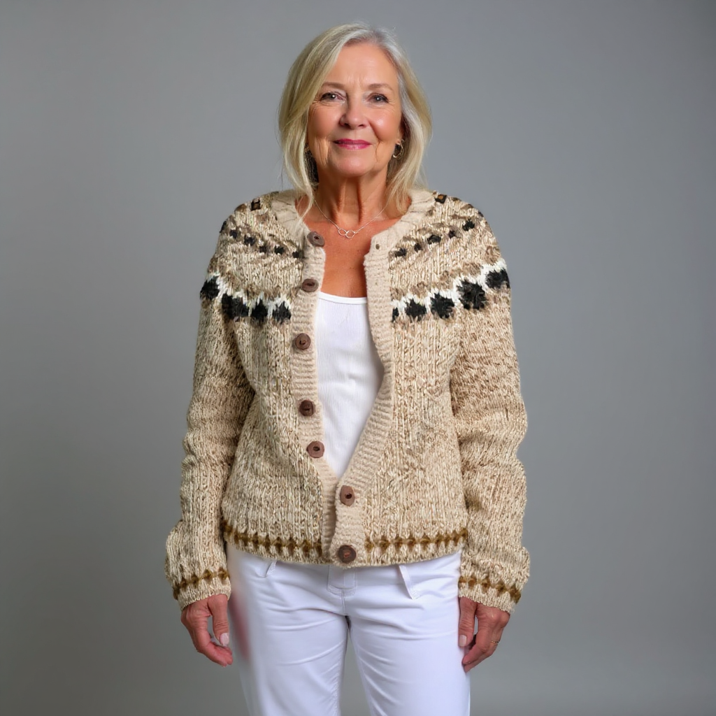 PHOEBE | KLASSISCHE ISLANDSTRICKJACKE