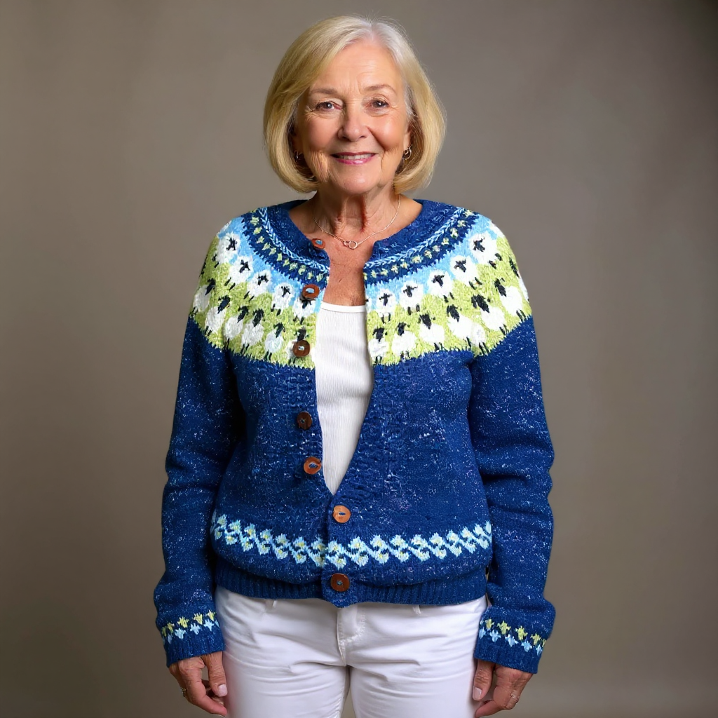 FIONA | KLASSISCHE ISLÄNDISCHE STRICKJACKE