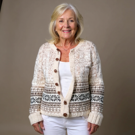 AGATHA | KLASSISCHE ISLÄNDISCHE STRICKJACKE