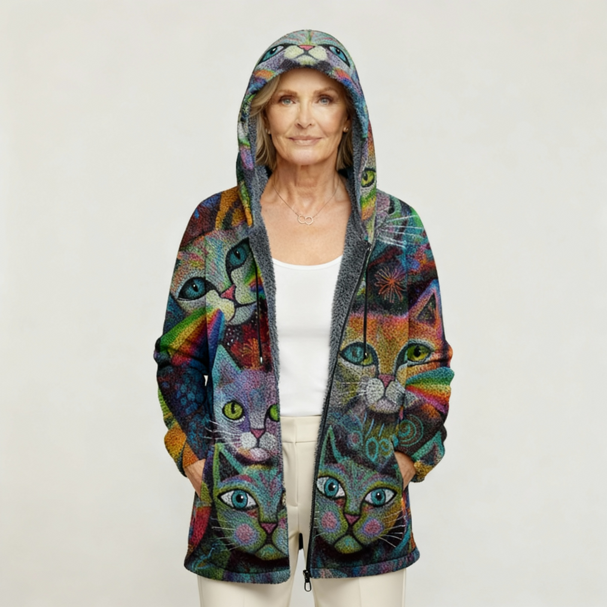 KALANOS | LUXURIÖSE STRICKJACKE MIT KÜNSTLERISCHER INSPIRATION