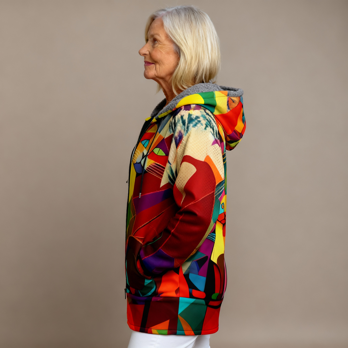 ELANDRA | LUXURIÖSE KÜNSTLERISCHE STRICKJACKE