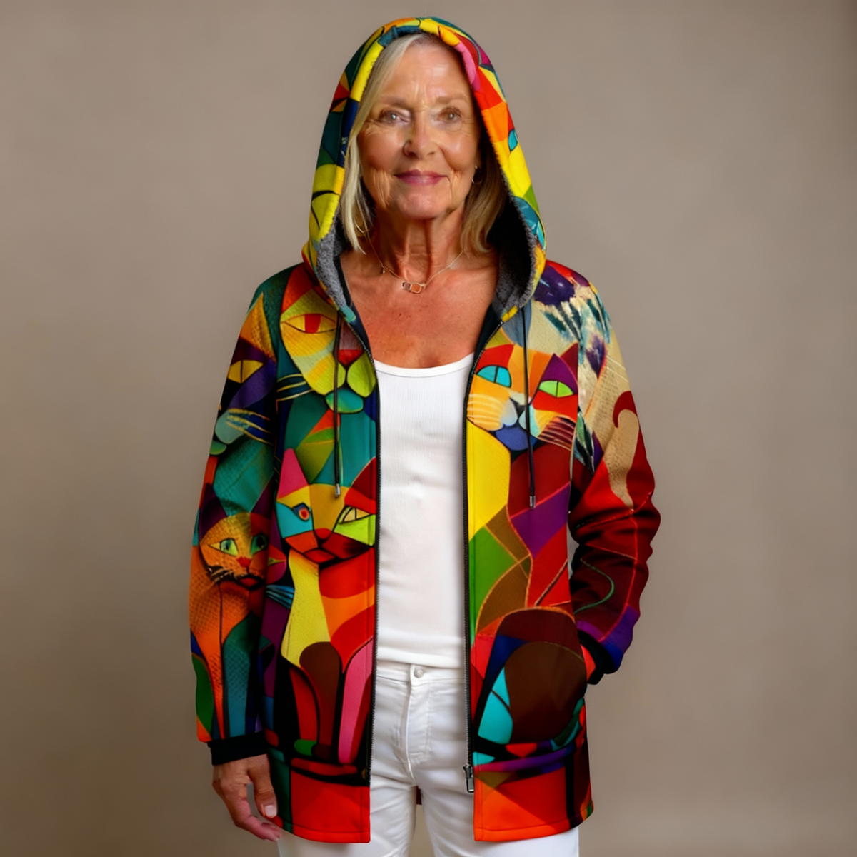ELANDRA | LUXURIÖSE KÜNSTLERISCHE STRICKJACKE