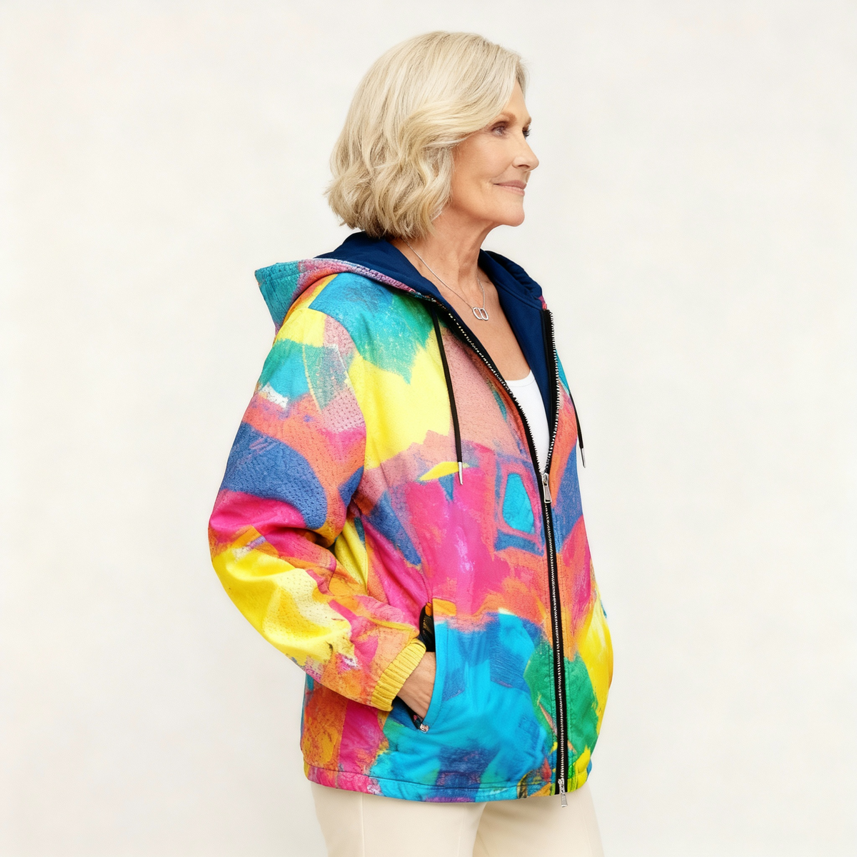 TIARNA | LUXURIÖSER, VON KUNST INSPIRIERTER CARDIGAN