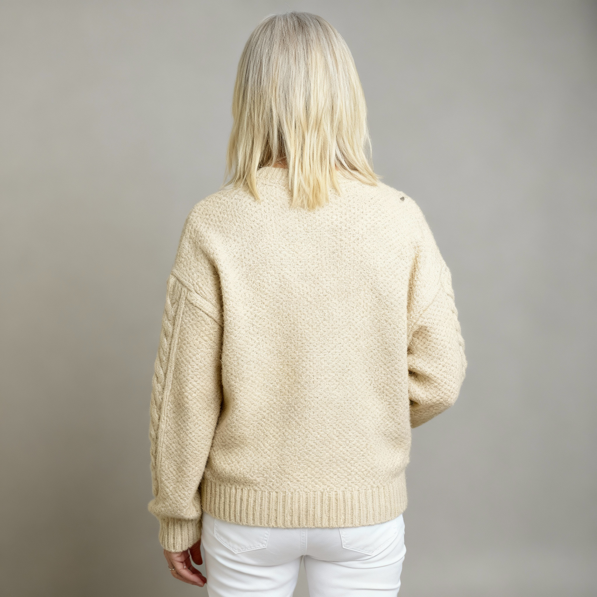 DIE LORENZA | ZOPFMUSTER-STRICKJACKE